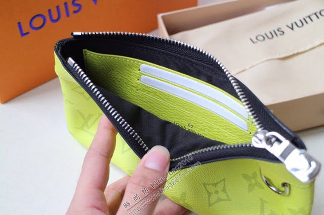 lv錢包 M44323 Discovery Pochette小號手袋 lv男士手拿包  lvqb1221